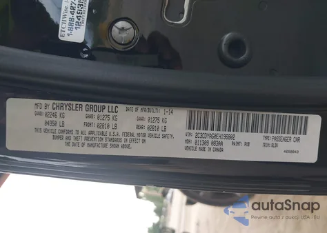 2014 Dodge Challenger Rallye Redline из США, поврежденный, VIN 2C3CDYAG0EH196802